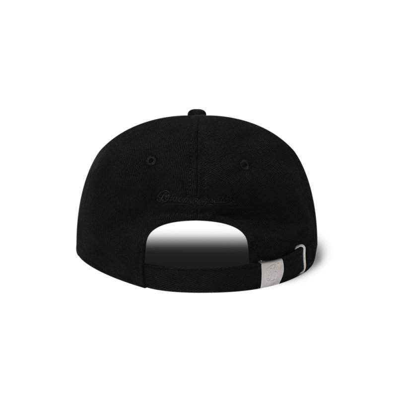 画像2: BlackEyePatch/FABRIC INITIALS PATCHED CAP（BLACK）