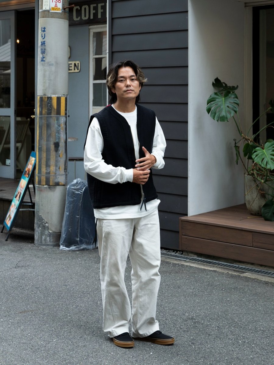 画像11: CALEE/NATIVE BLANKET VEST（BLACK）［ネイティブブランケットベスト-26春夏］ (11)