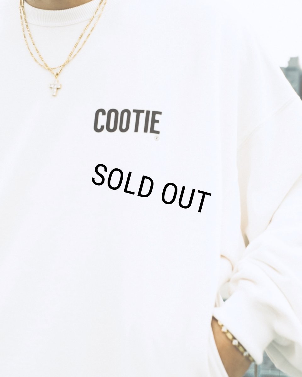 画像7: COOTIE PRODUCTIONS/Dry Tech Oversized Sweat Crew（Off Ivory）［ドライテックスウェットクルー-26秋冬］ (7)