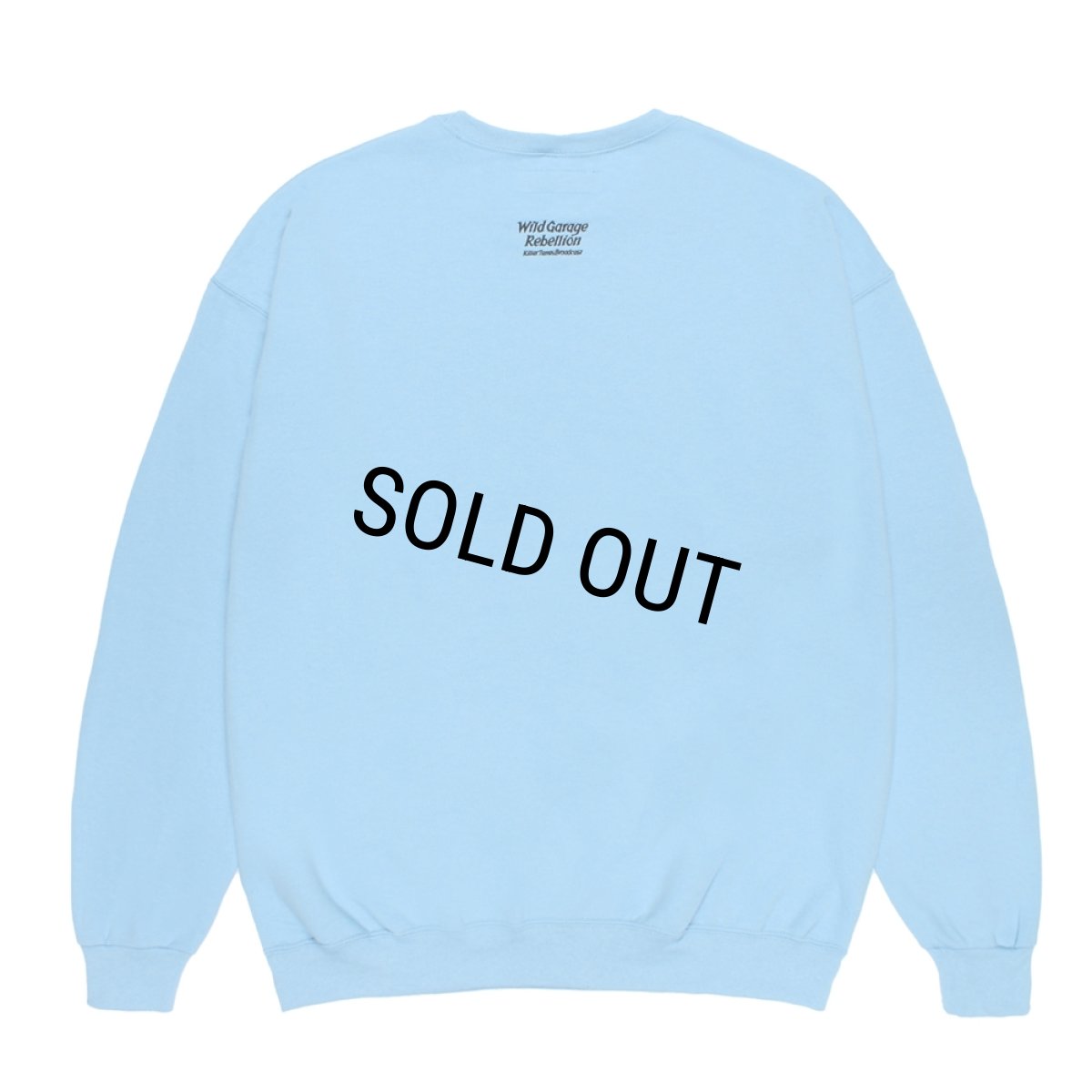 画像2: WACKO MARIA/SWEAT SHIRT（LIGHT BLUE）［クルーネックスウェット-26秋冬］ (2)