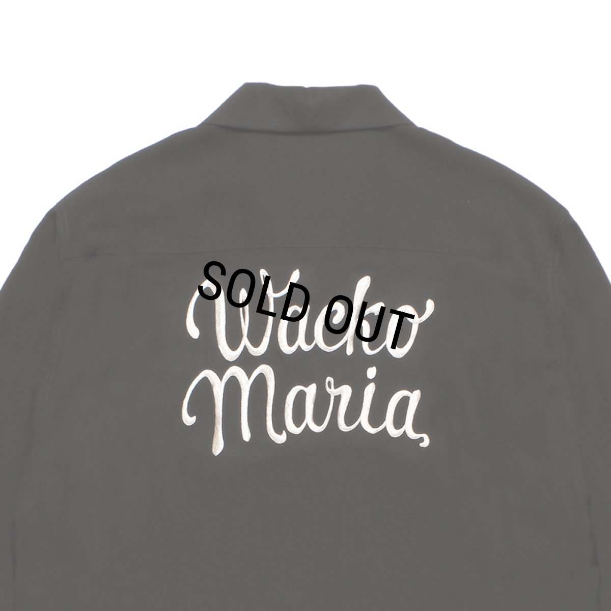 画像5: WACKO MARIA/50'S OPEN COLLAR SHIRT（CHARCOAL）［50'Sオープンカラーシャツ-26秋冬］ (5)