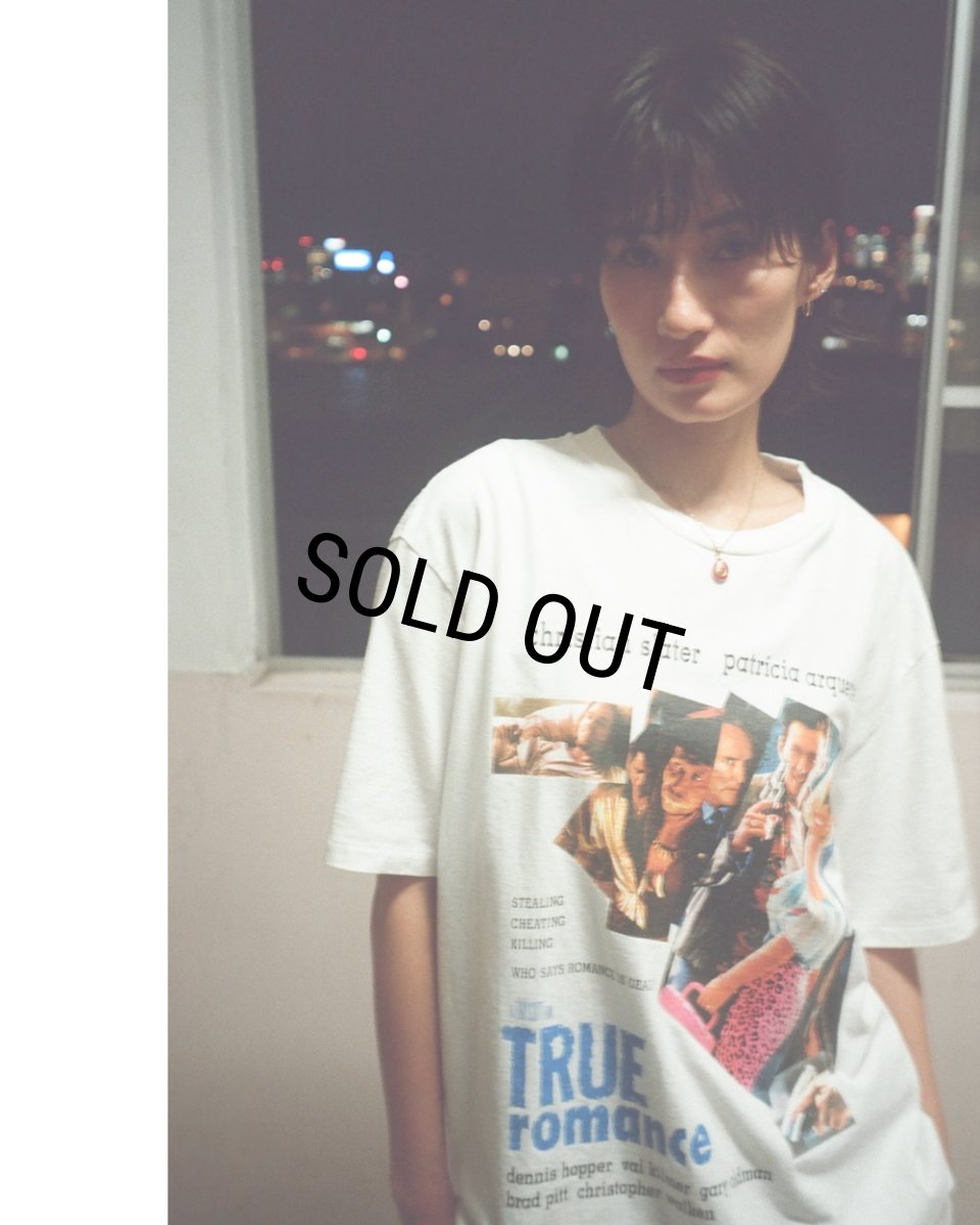 画像3: WACKO MARIA/TRUE ROMANCE / WASHED HEAVY WEIGHT T-SHIRT（WHITE）［プリントT-26秋冬］ (3)
