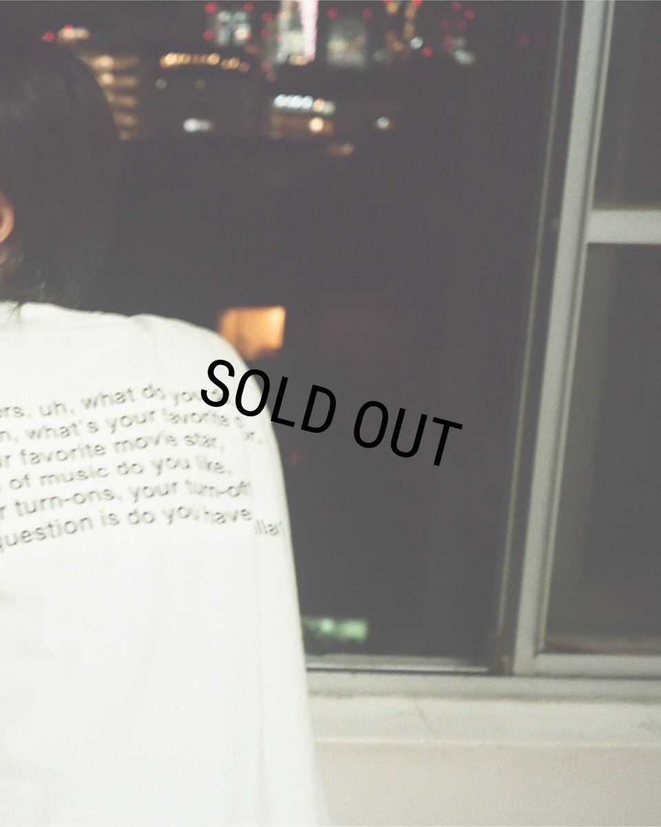 画像5: WACKO MARIA/TRUE ROMANCE / WASHED HEAVY WEIGHT T-SHIRT（WHITE）［プリントT-26秋冬］ (5)