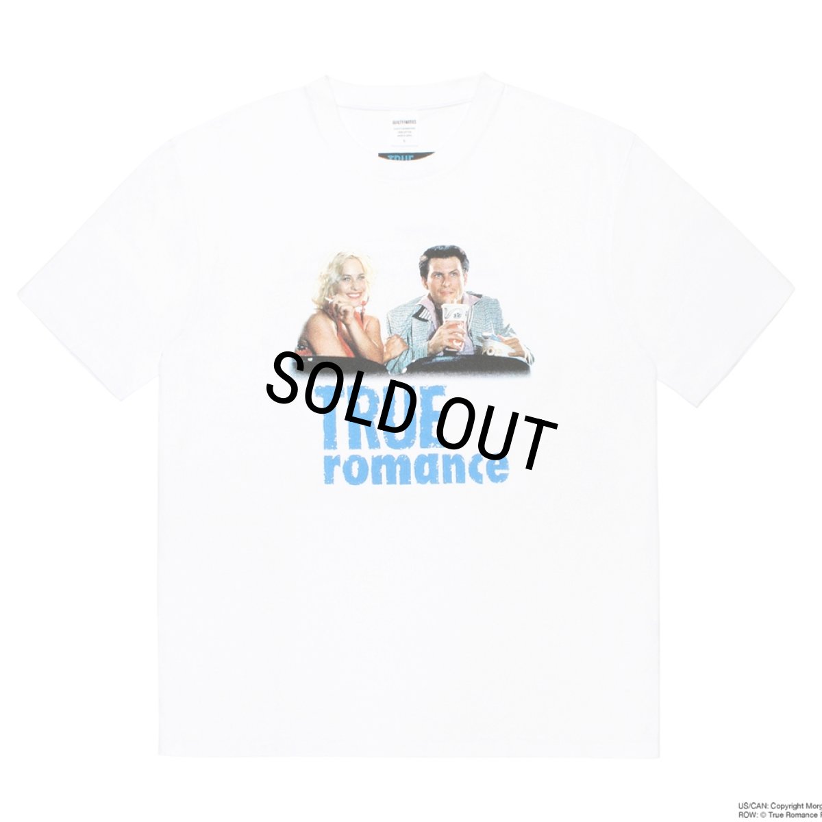 画像1: WACKO MARIA/TRUE ROMANCE / WASHED HEAVY WEIGHT T-SHIRT（WHITE）［プリントT-26秋冬］ (1)