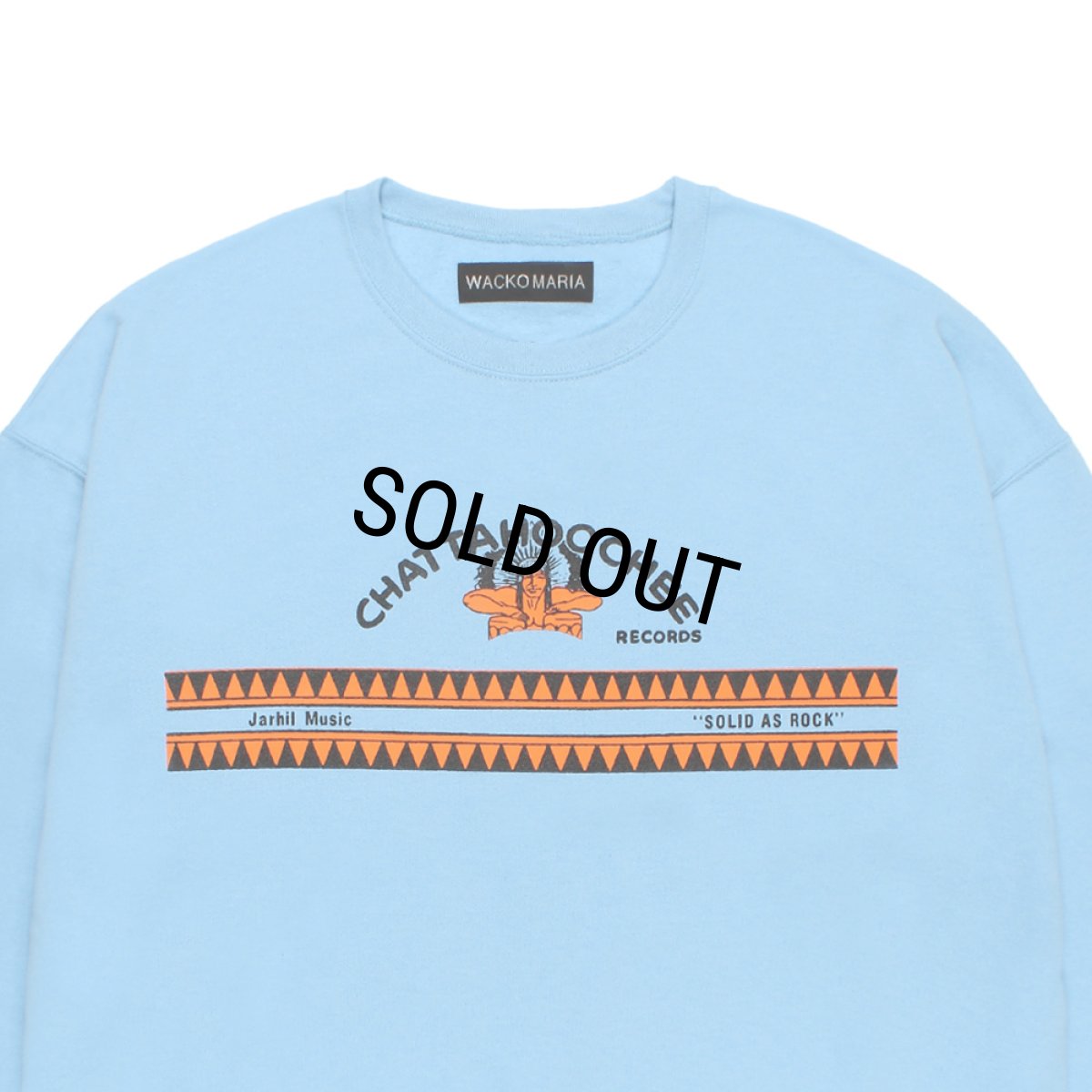 画像3: WACKO MARIA/SWEAT SHIRT（LIGHT BLUE）［クルーネックスウェット-26秋冬］ (3)