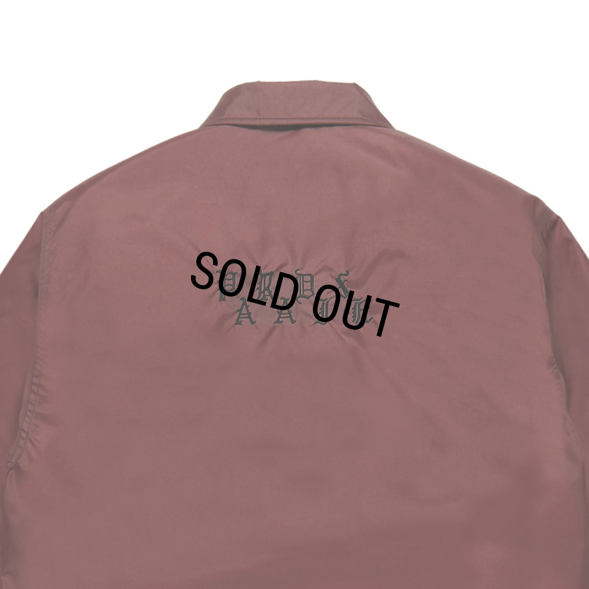 画像5: WACKO MARIA/COACH JACKET（BURGUNDY）［コーチJKT-26秋冬］ (5)