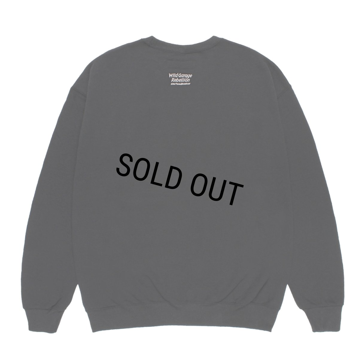 画像2: WACKO MARIA/SWEAT SHIRT（BLACK）［クルーネックスウェット-26秋冬］ (2)