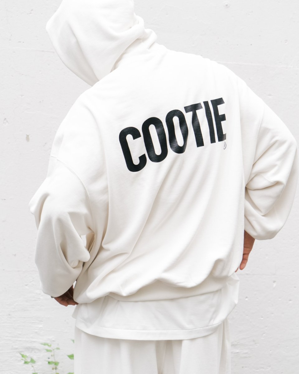画像7: COOTIE PRODUCTIONS/Dry Tech Oversized Sweat Hoodie（Off Ivory）［ドライテックスウェットフーディー-26秋冬］ (7)