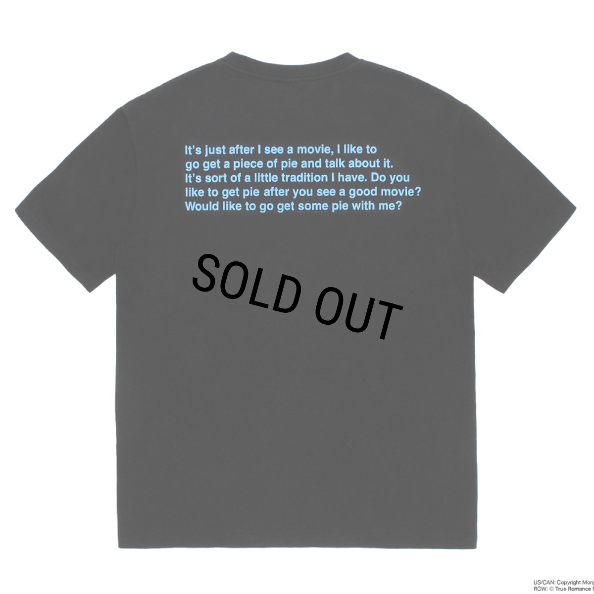 画像2: WACKO MARIA/TRUE ROMANCE / WASHED HEAVY WEIGHT T-SHIRT（BLACK）［プリントT-26秋冬］ (2)