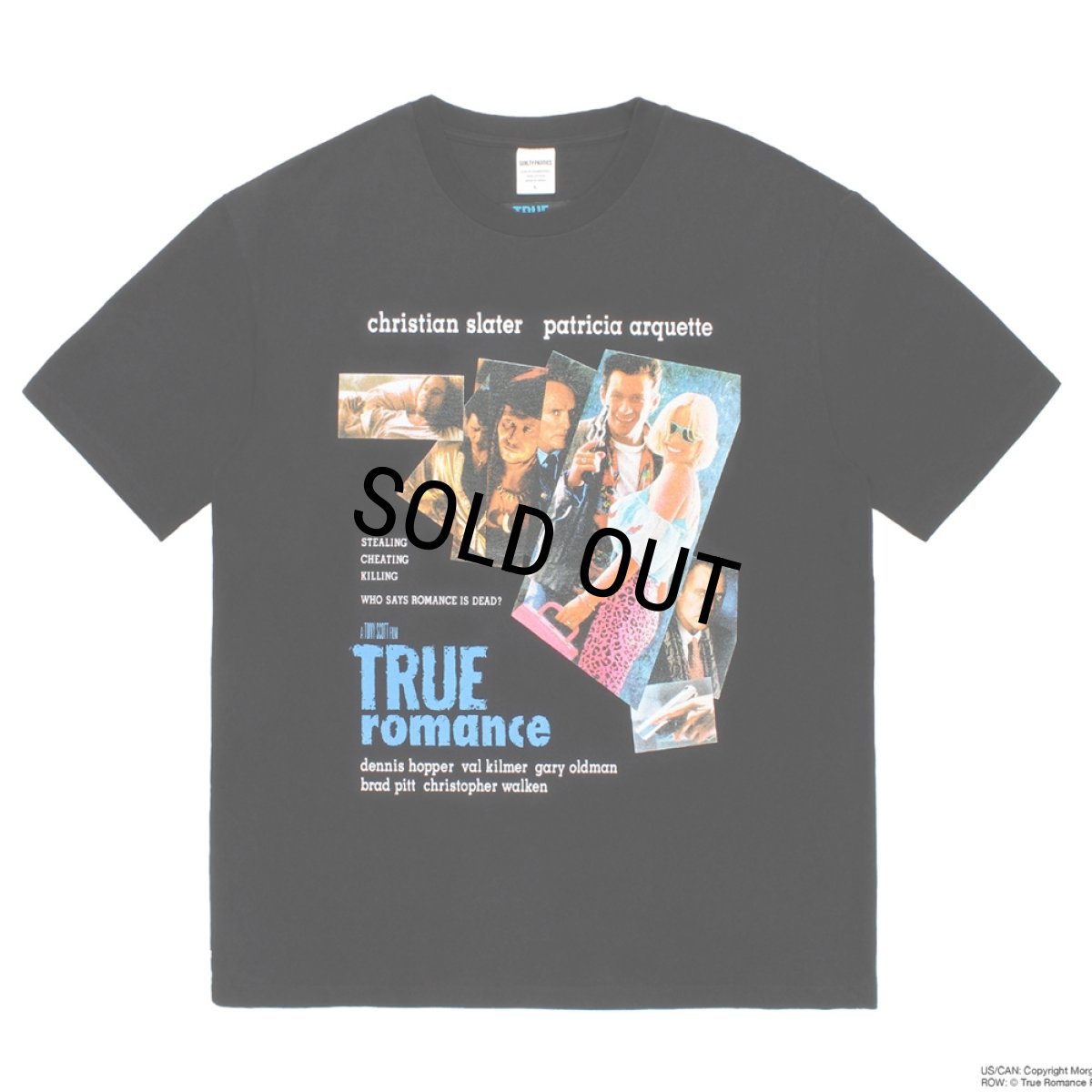 画像1: WACKO MARIA/TRUE ROMANCE / WASHED HEAVY WEIGHT T-SHIRT（BLACK）［プリントT-26秋冬］ (1)