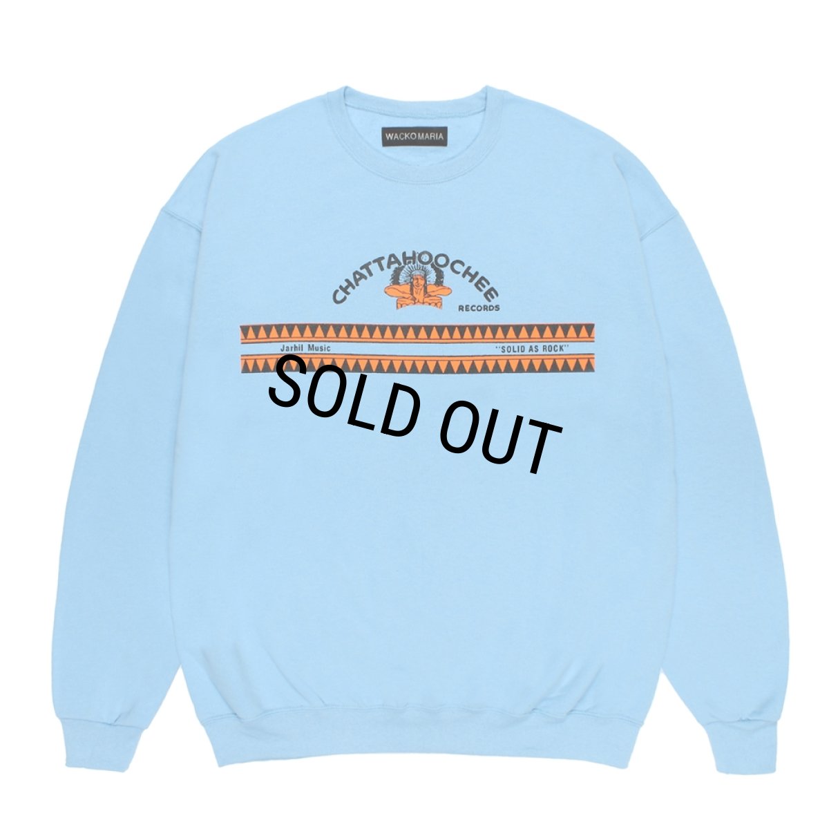 画像1: WACKO MARIA/SWEAT SHIRT（LIGHT BLUE）［クルーネックスウェット-26秋冬］ (1)