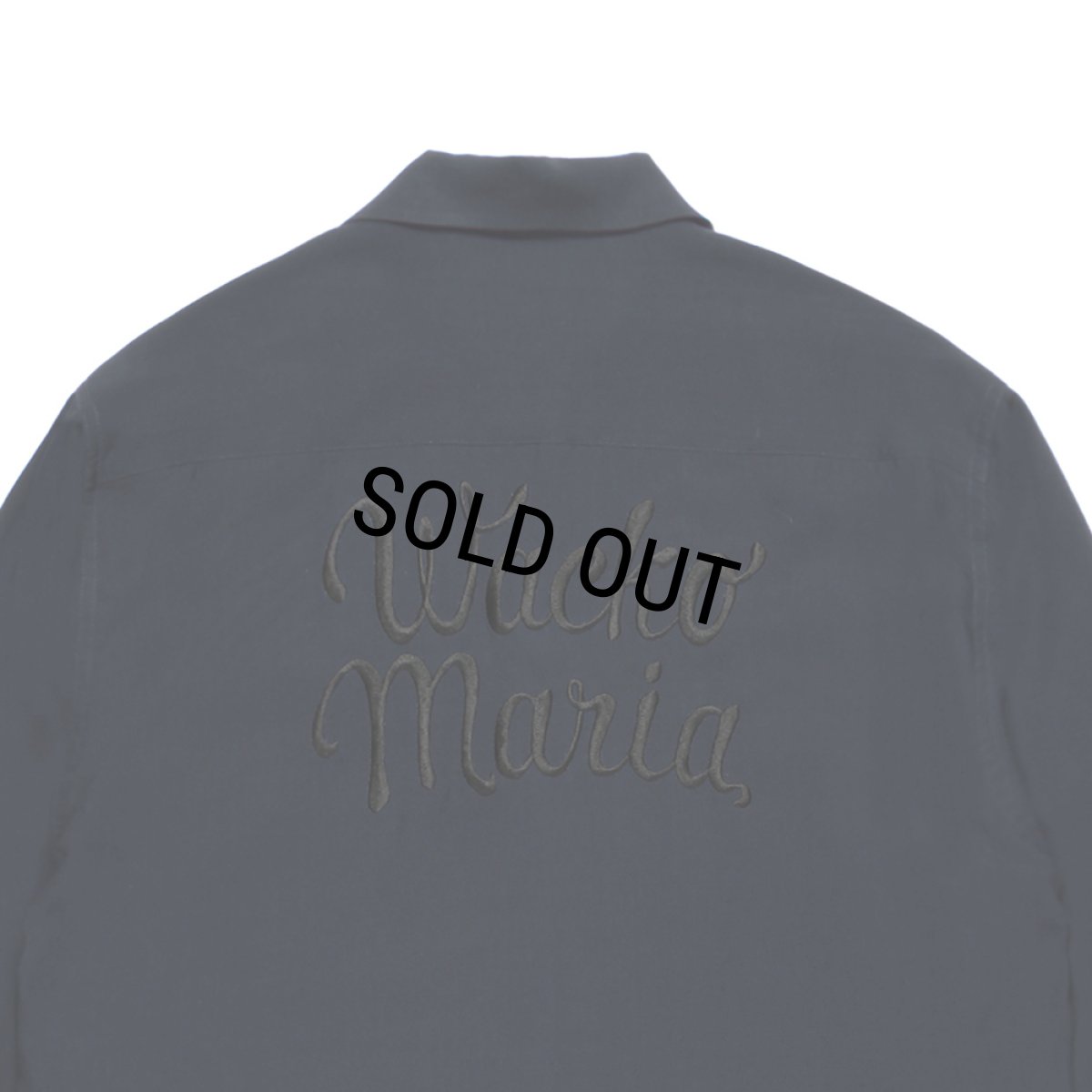 画像5: WACKO MARIA/50'S OPEN COLLAR SHIRT（NAVY）［50'Sオープンカラーシャツ-26秋冬］ (5)