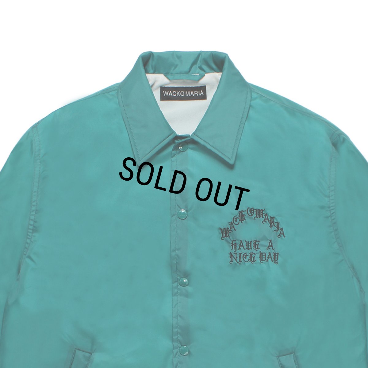 画像3: WACKO MARIA/COACH JACKET（GREEN）［コーチJKT-26秋冬］ (3)