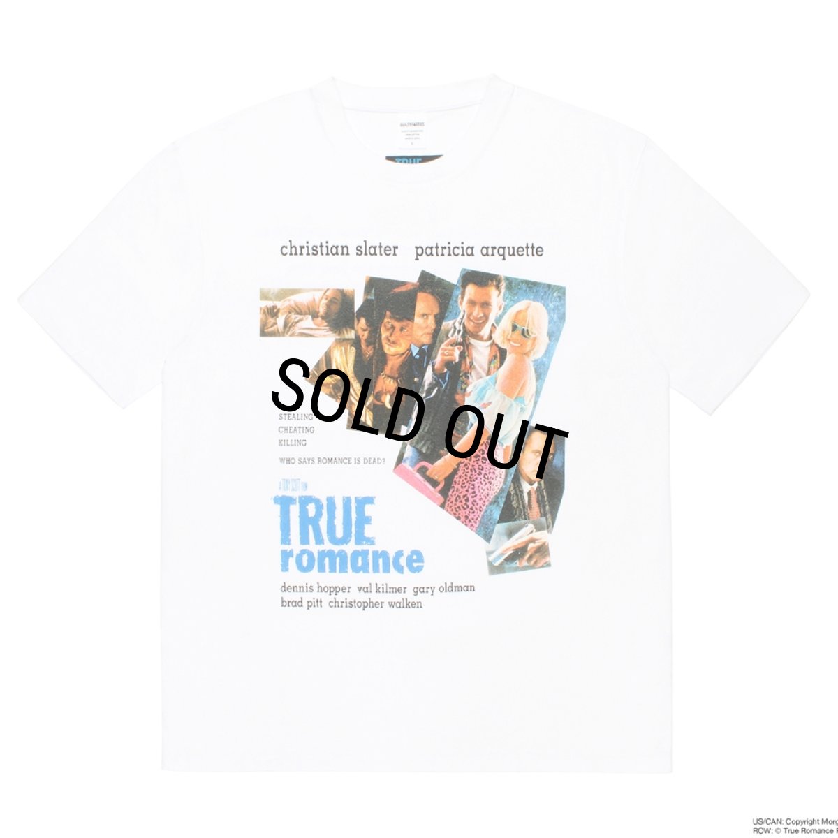 画像1: WACKO MARIA/TRUE ROMANCE / WASHED HEAVY WEIGHT T-SHIRT（WHITE）［プリントT-26秋冬］ (1)