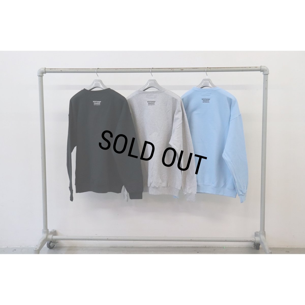 画像6: WACKO MARIA/SWEAT SHIRT（BLACK）［クルーネックスウェット-26秋冬］ (6)
