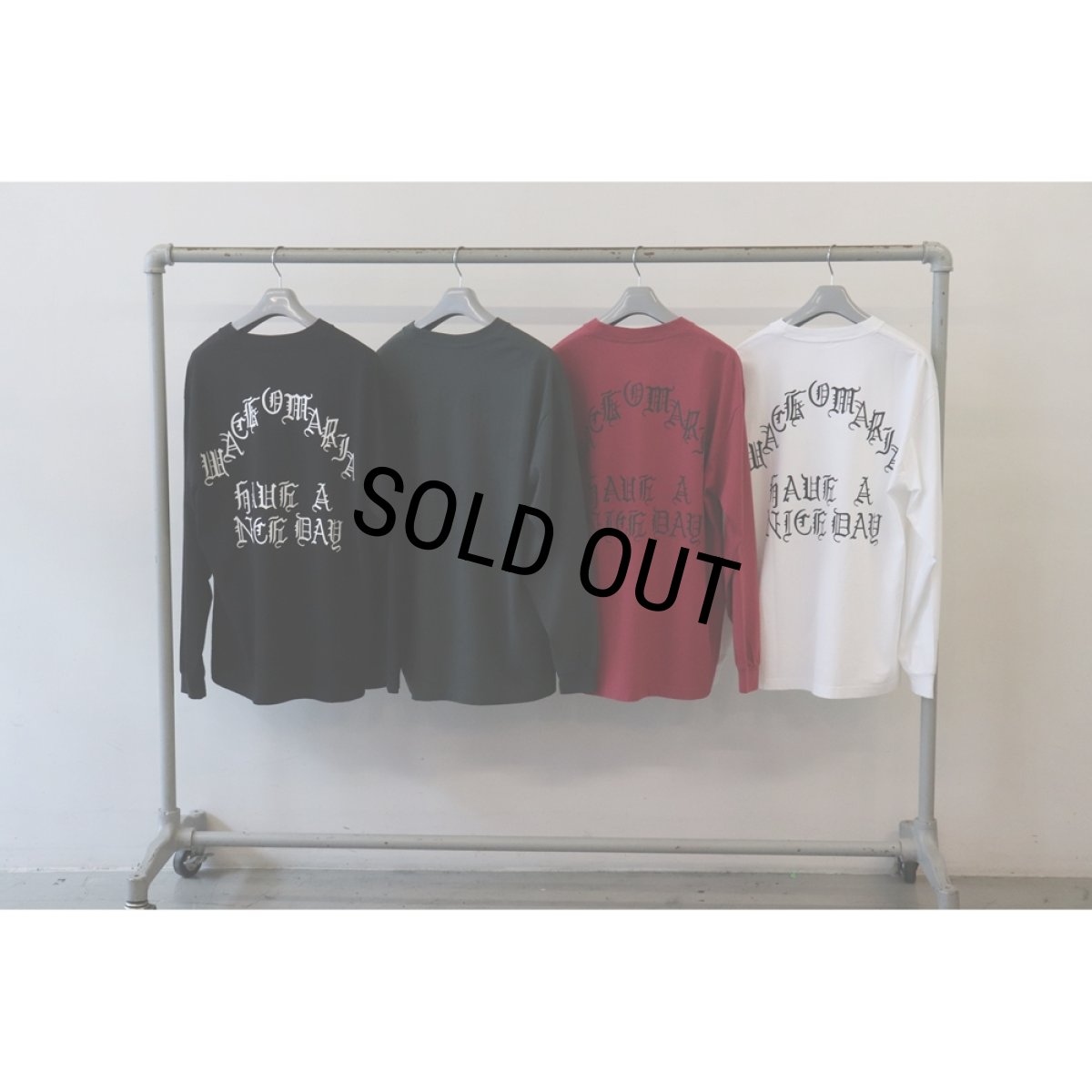 画像6: WACKO MARIA/WASHED HEAVY WEIGHT LONG SLEEVE T-SHIRT（BLACK）［プリント長袖T-26秋冬］ (6)