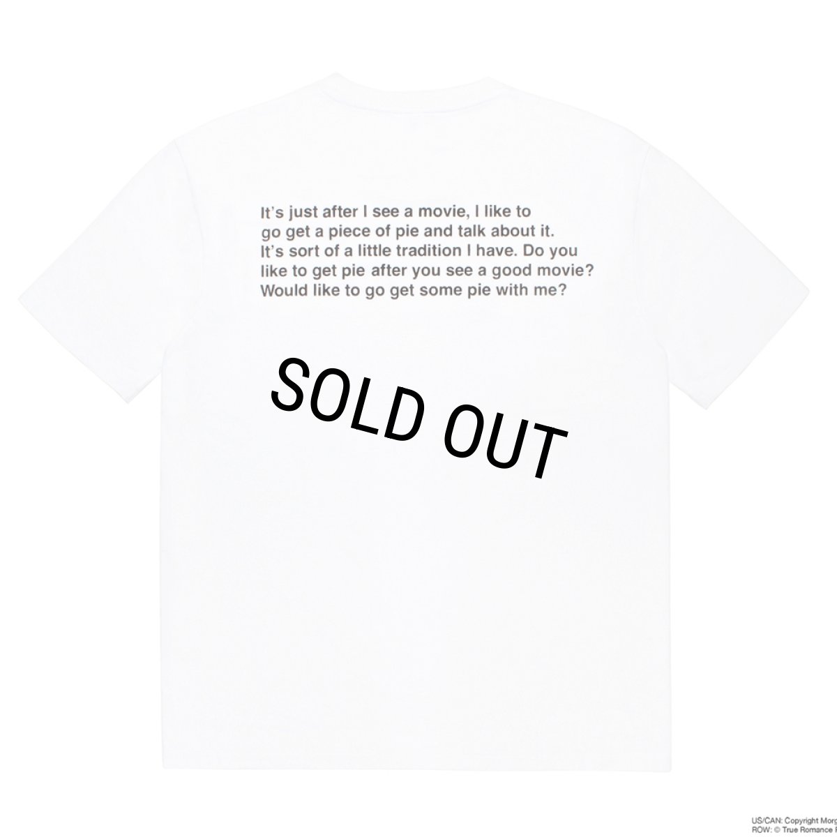 画像2: WACKO MARIA/TRUE ROMANCE / WASHED HEAVY WEIGHT T-SHIRT（WHITE）［プリントT-26秋冬］ (2)