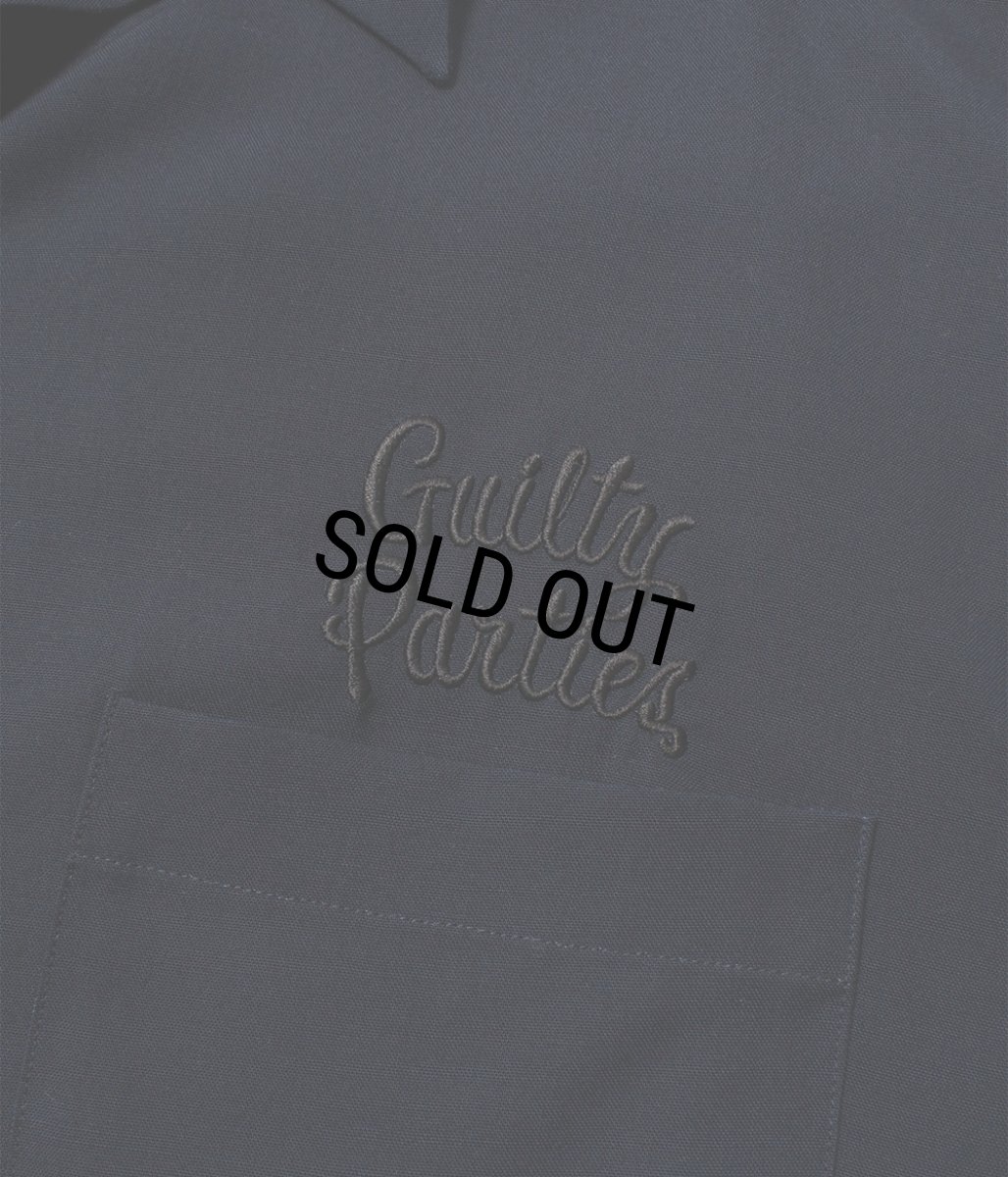 画像4: WACKO MARIA/50'S OPEN COLLAR SHIRT（NAVY）［50'Sオープンカラーシャツ-26秋冬］ (4)