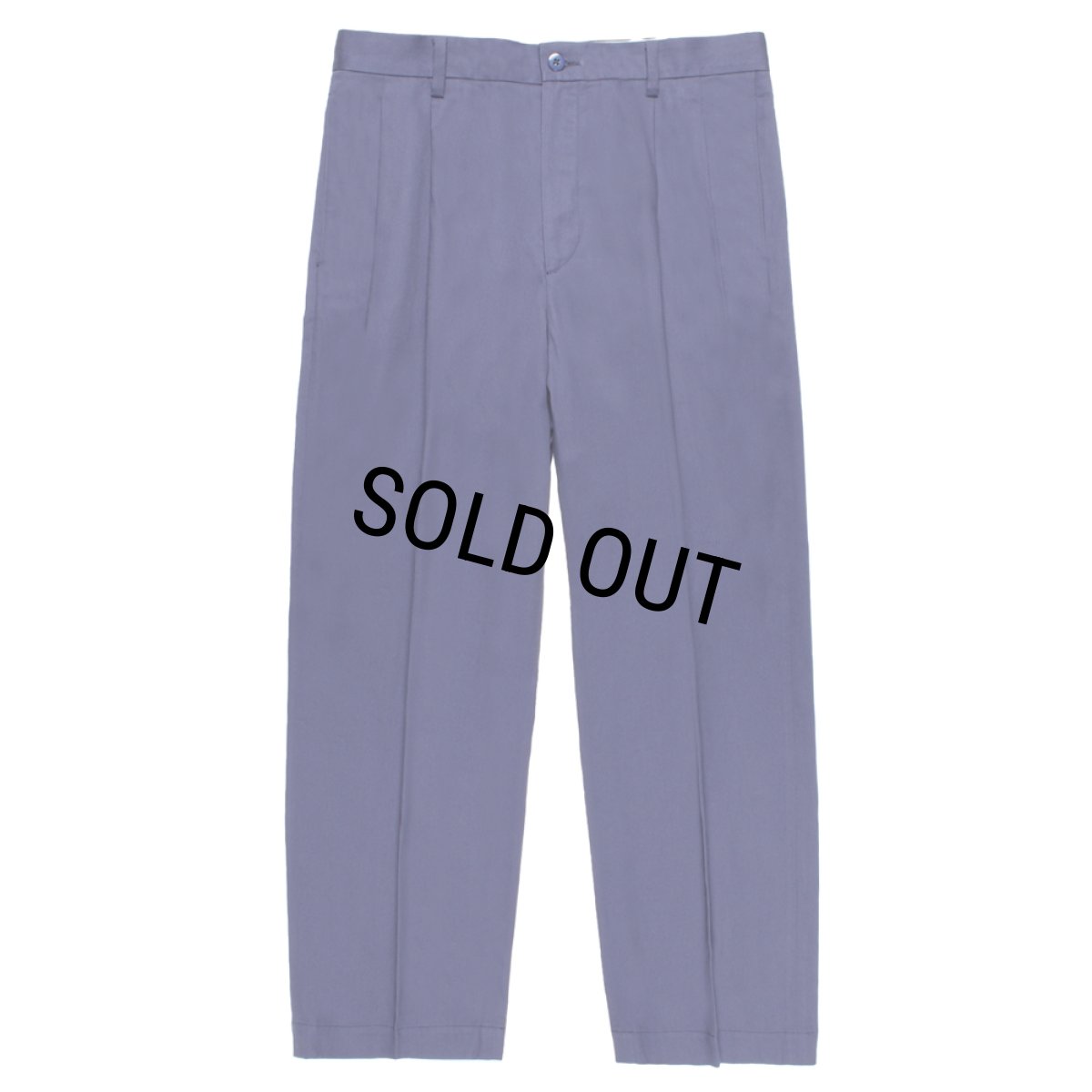 画像2: WACKO MARIA/DOUBLE PLEATED CHINO TROUSERS（PURPLE）［ツータックチノトラウザース-26秋冬］ (2)