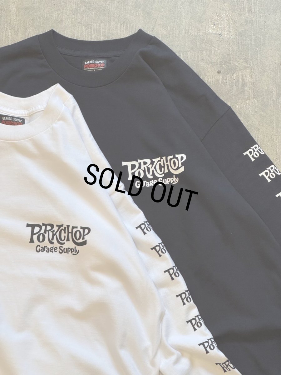 画像8: PORKCHOP/SC LOGO L/S TEE（BLACK）［SCロゴ長袖T-26秋冬］ (8)