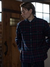 画像9: RATS/COTTON FLANNEL CHECK SHIRT（NAVY/RED CHECK）［コットンフランネルチェックシャツ-26秋冬］ (9)
