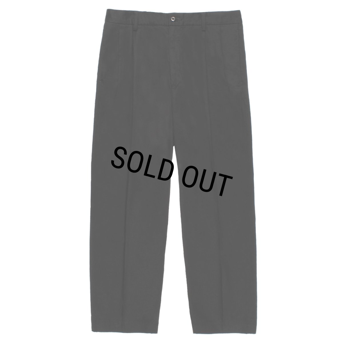 画像2: WACKO MARIA/DOUBLE PLEATED CHINO TROUSERS（BLACK）［ツータックチノトラウザース-26秋冬］ (2)
