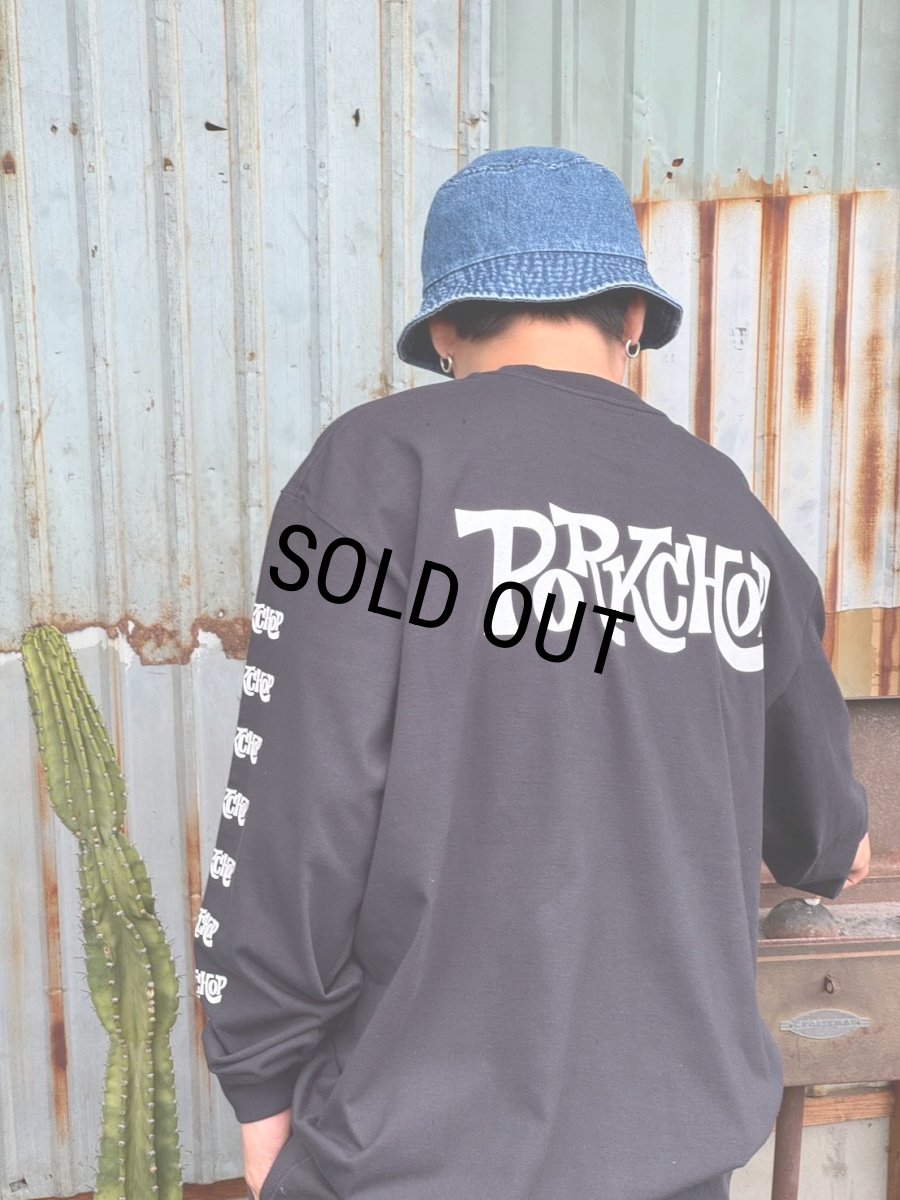 画像7: PORKCHOP/SC LOGO L/S TEE（BLACK）［SCロゴ長袖T-26秋冬］ (7)