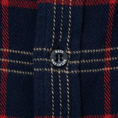 画像5: RATS/COTTON FLANNEL CHECK SHIRT（NAVY/RED CHECK）［コットンフランネルチェックシャツ-26秋冬］ (5)