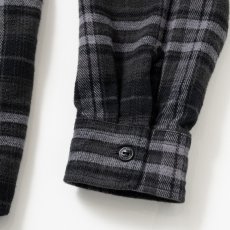画像6: RATS/TARTAN FLANNEL CHECK SHIRT（BLACK/CHARCOAL CHECK）［タータンフランネルチェックシャツ-26秋冬］ (6)