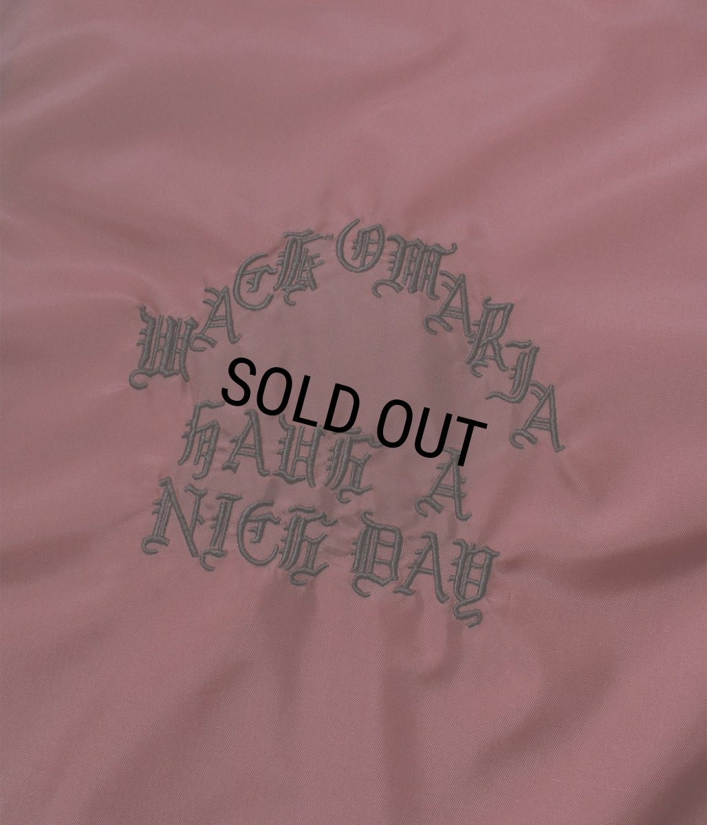 画像4: WACKO MARIA/COACH JACKET（BURGUNDY）［コーチJKT-26秋冬］ (4)