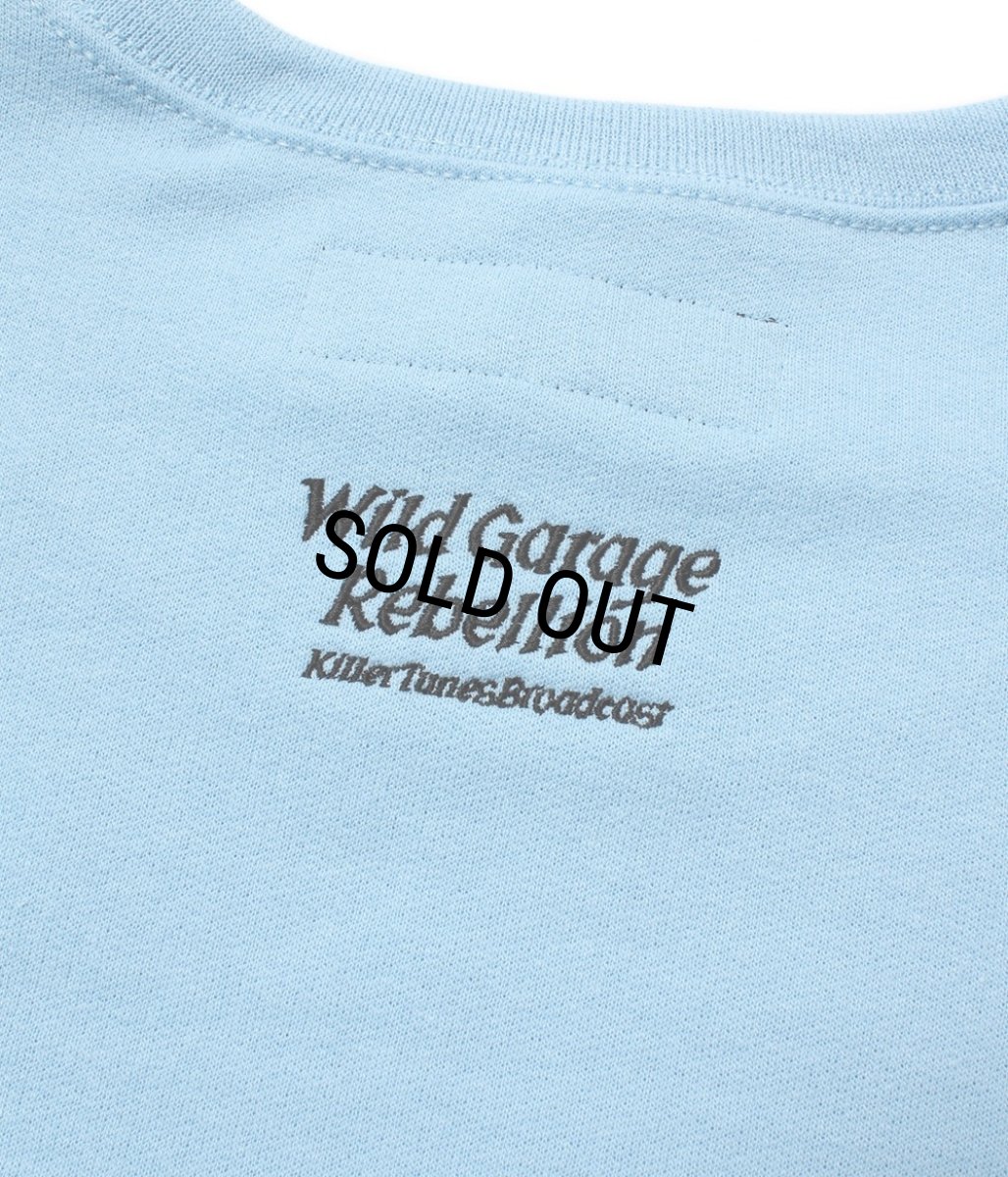 画像4: WACKO MARIA/SWEAT SHIRT（LIGHT BLUE）［クルーネックスウェット-26秋冬］ (4)
