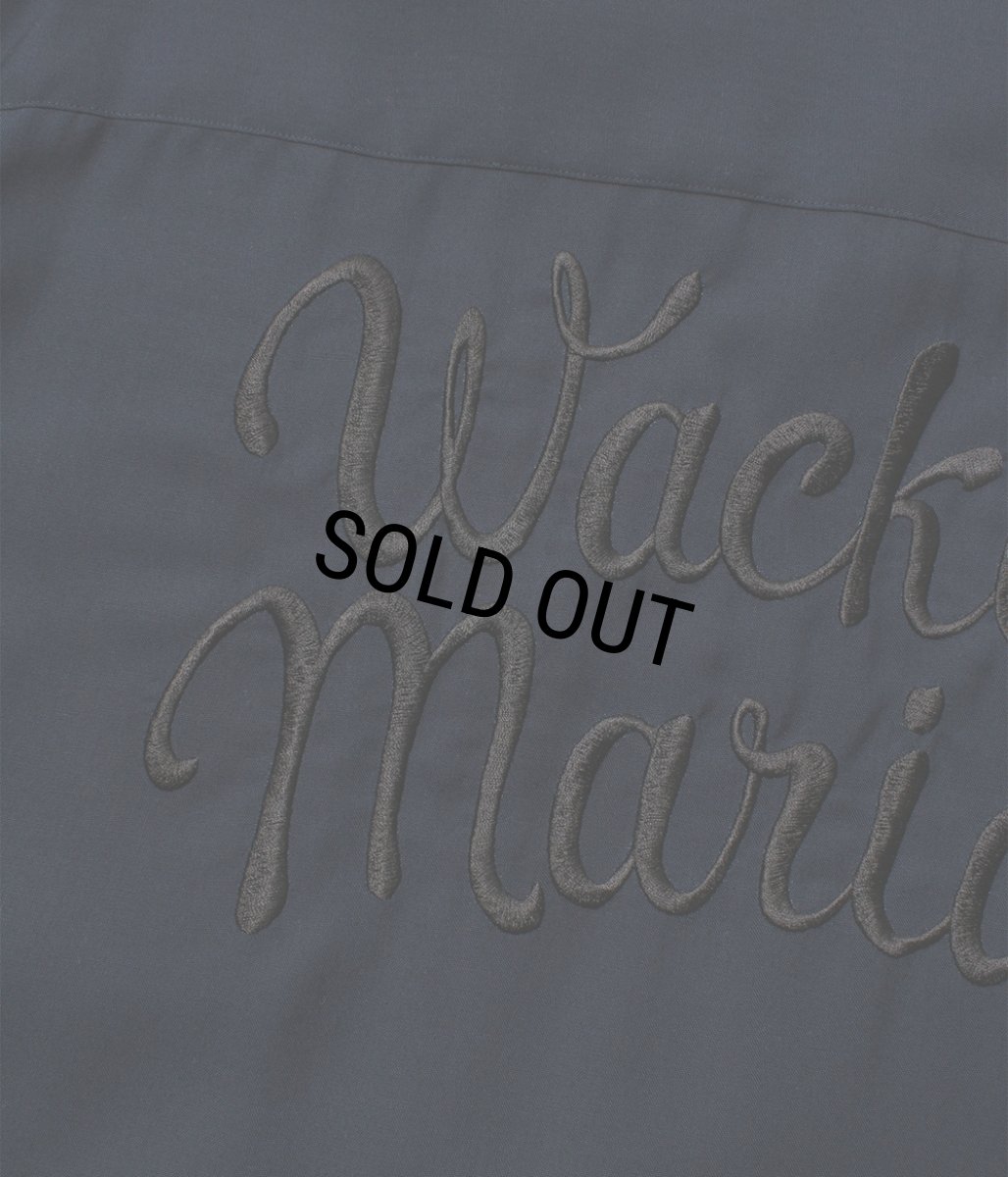 画像6: WACKO MARIA/50'S OPEN COLLAR SHIRT（NAVY）［50'Sオープンカラーシャツ-26秋冬］ (6)