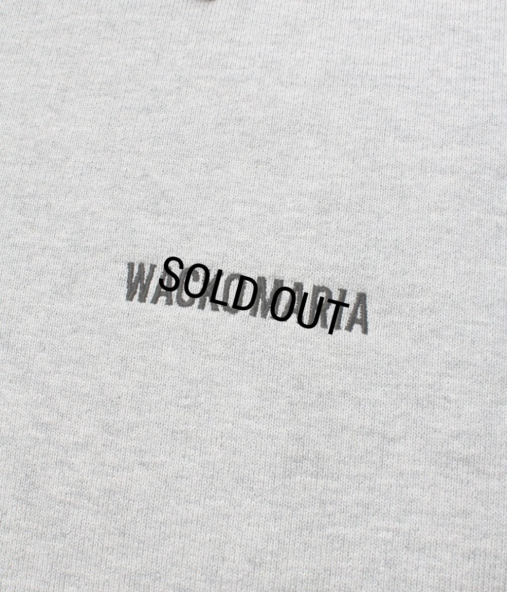 画像3: WACKO MARIA/HEAVY WEIGHT HALF ZIP SWEAT SHIRT（GRAY）［ハーフジップスウェット-26秋冬］ (3)
