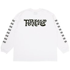 画像1: PORKCHOP/SC LOGO L/S TEE（WHITE）［SCロゴ長袖T-26秋冬］ (1)