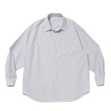 画像1: COOTIE PRODUCTIONS/Stripe Broad L/S Shirt（White）［ストライプブロードシャツ-26秋冬］ (1)