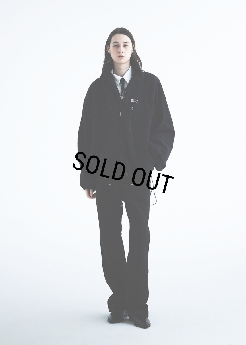 画像8: DAIRIKU/"Big Sleeve" Zip UP Fleece Jacket（Black）［ジップアップフリースJKT-26秋冬］ (8)