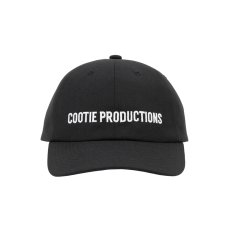 画像1: COOTIE PRODUCTIONS/T/W 6 Panel Cap（Black）［T/W 6パネルキャップ-26秋冬］ (1)