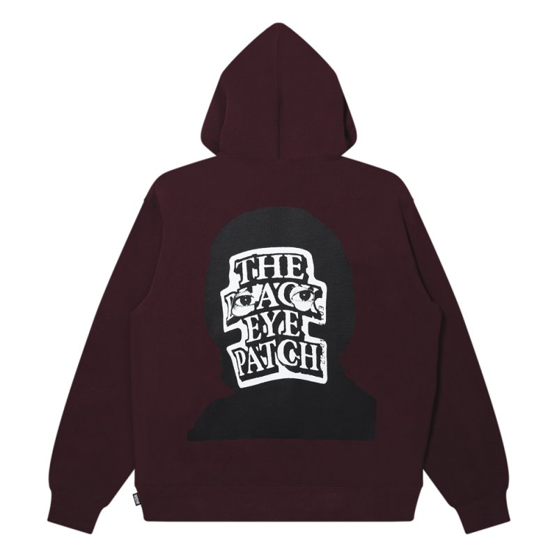 画像2: BlackEyePatch/OG SKI MASK HOODIE(BURGUNDY)