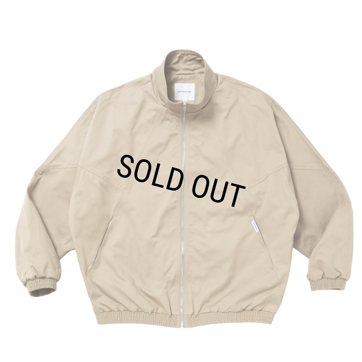 画像2: COOTIE PRODUCTIONS/Cotton Twill Track Jacket（Beige）［コットンツイルトラックJKT-26秋冬］ (2)