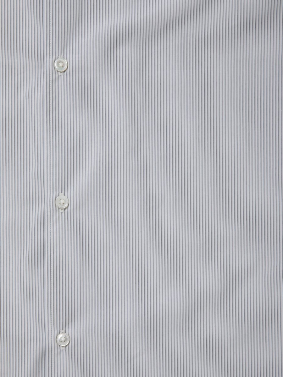 画像4: COOTIE PRODUCTIONS/Stripe Broad L/S Shirt（White）［ストライプブロードシャツ-26秋冬］ (4)