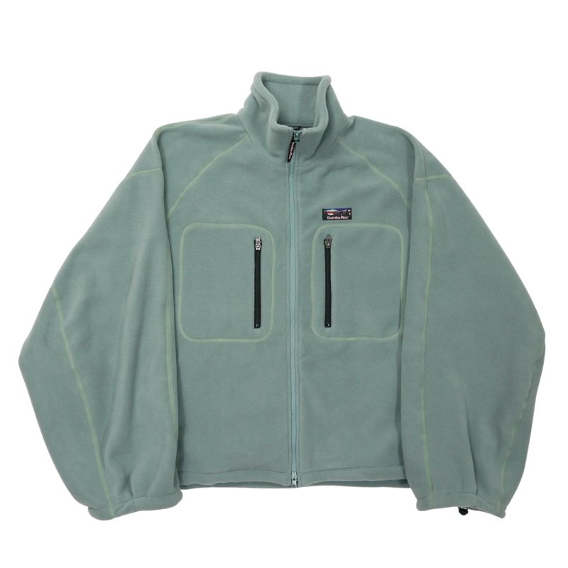 画像1: DAIRIKU/"Big Sleeve" Zip UP Fleece Jacket（Mint Green）［ジップアップフリースJKT-26秋冬］