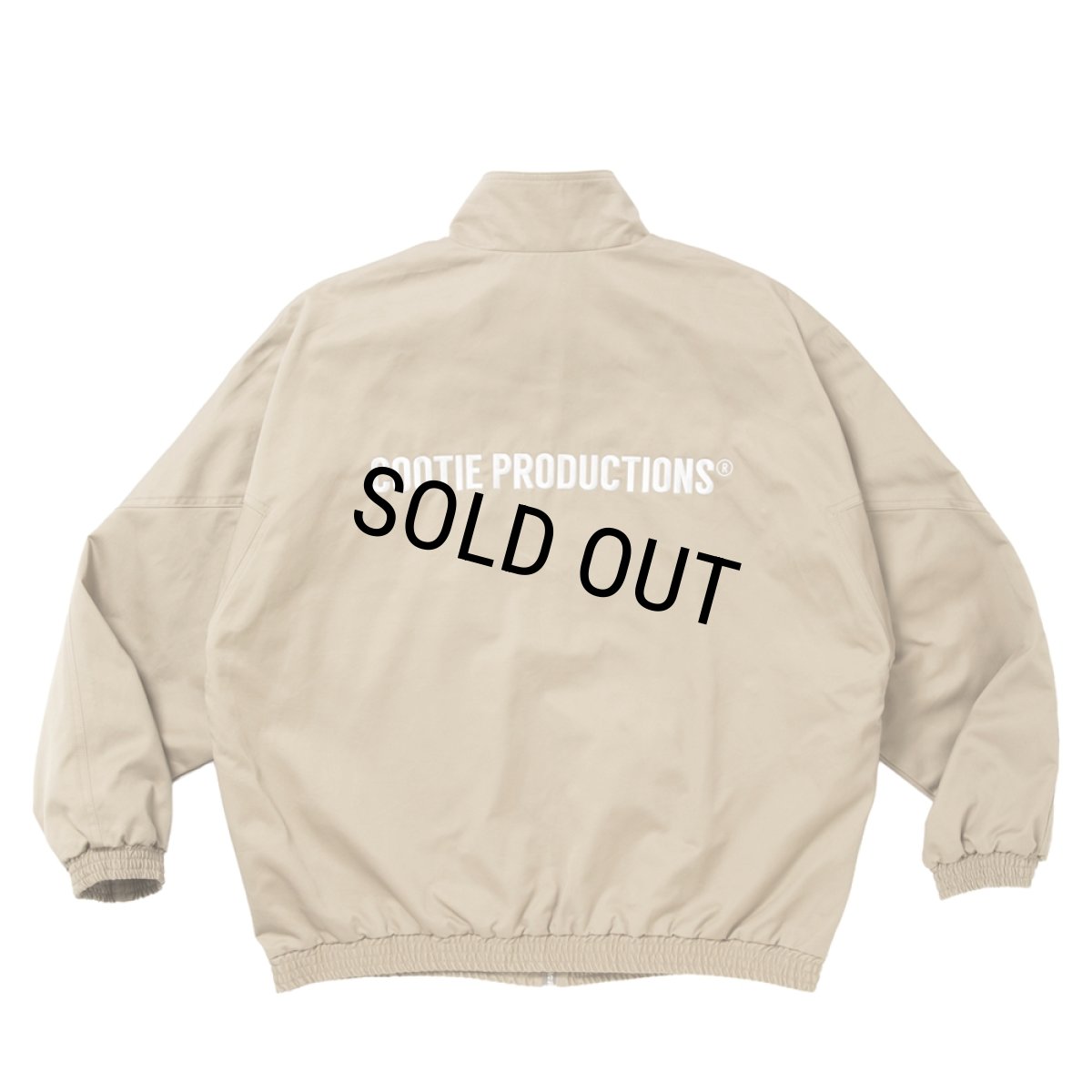 画像1: COOTIE PRODUCTIONS/Cotton Twill Track Jacket（Beige）［コットンツイルトラックJKT-26秋冬］ (1)