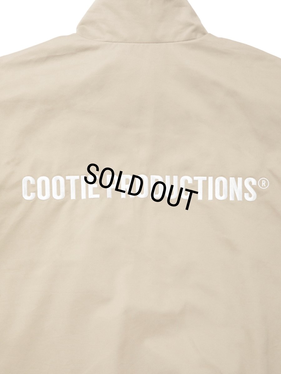 画像3: COOTIE PRODUCTIONS/Cotton Twill Track Jacket（Beige）［コットンツイルトラックJKT-26秋冬］ (3)
