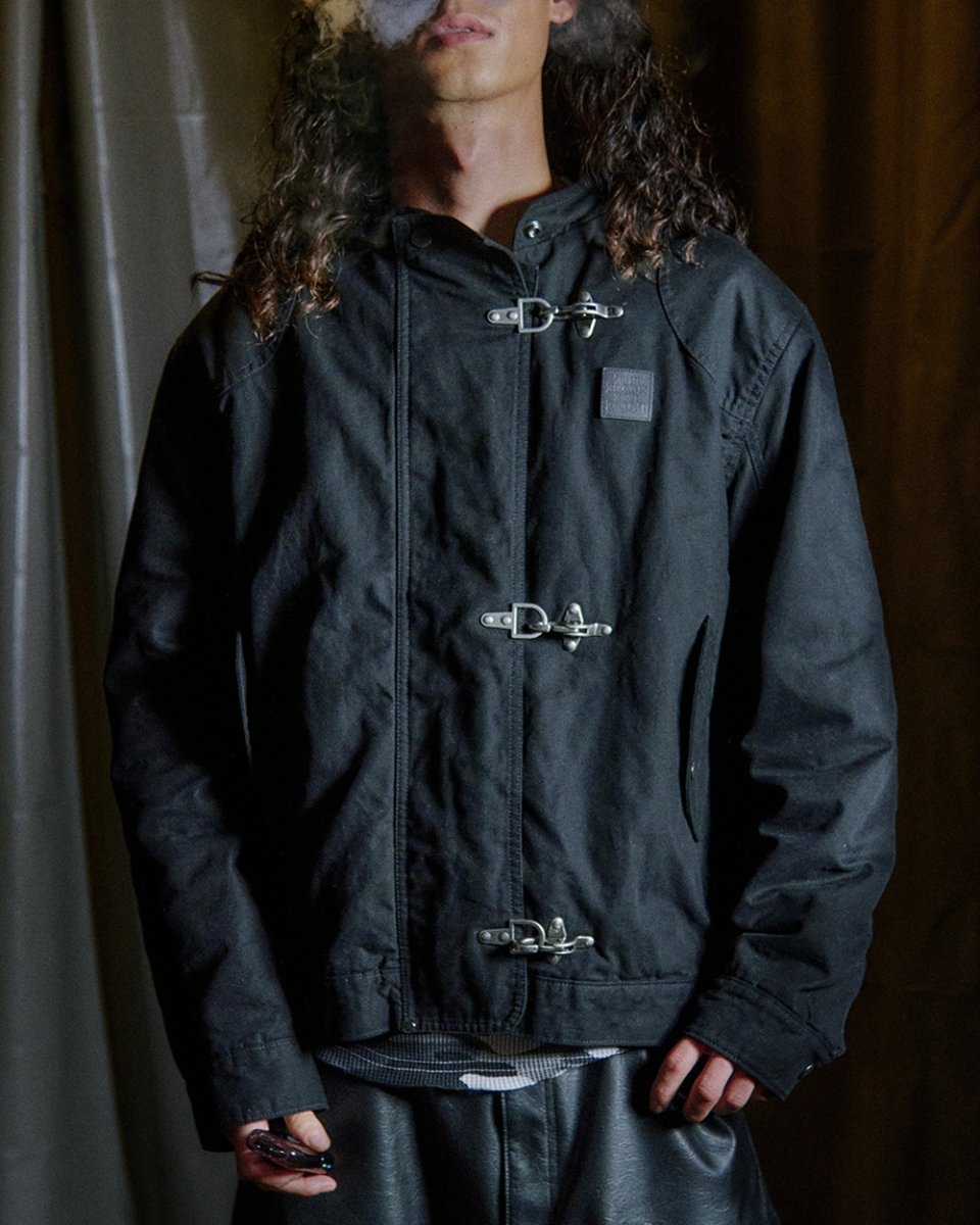 画像3: BlackEyePatch/OG SKI MASK FIREMAN JACKET（BURGUNDY） (3)