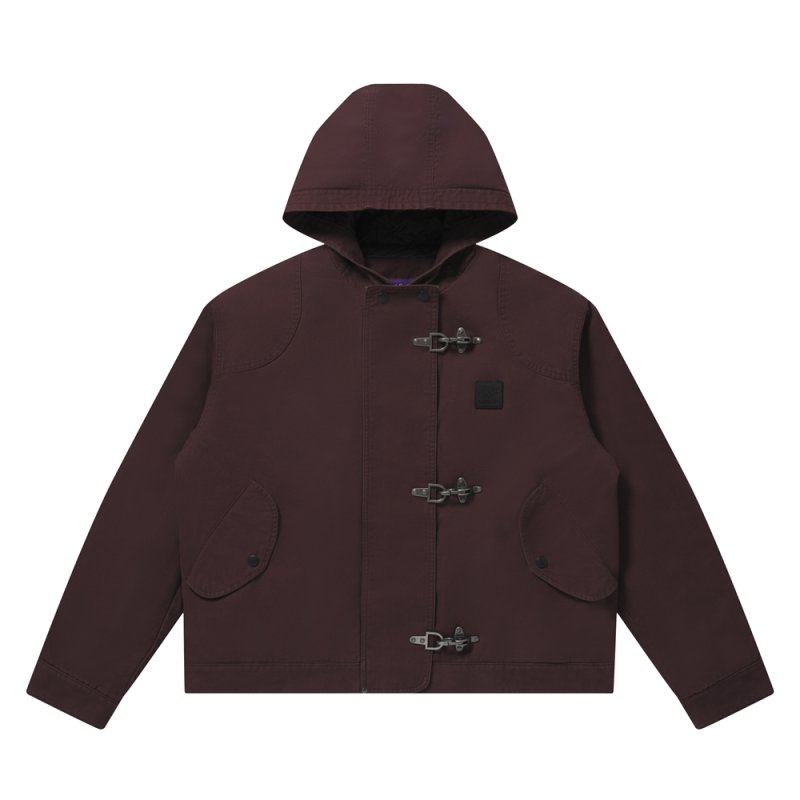 画像1: BlackEyePatch/OG SKI MASK FIREMAN JACKET(BURGUNDY)
