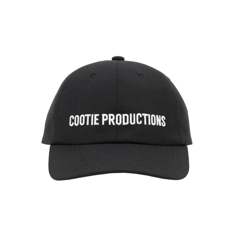 画像1: COOTIE PRODUCTIONS/T/W 6 Panel Cap（Black）［T/W 6パネルキャップ-26秋冬］