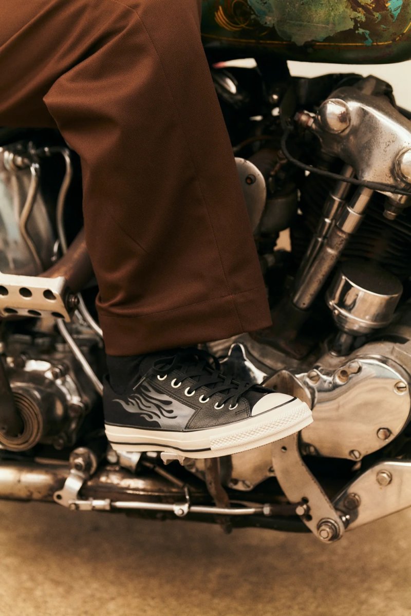 画像3: CALEE/× CONVERSE ALL STAR AGED OX / CL（BLACK）［オールスターエイジド OX / CL-26秋冬］