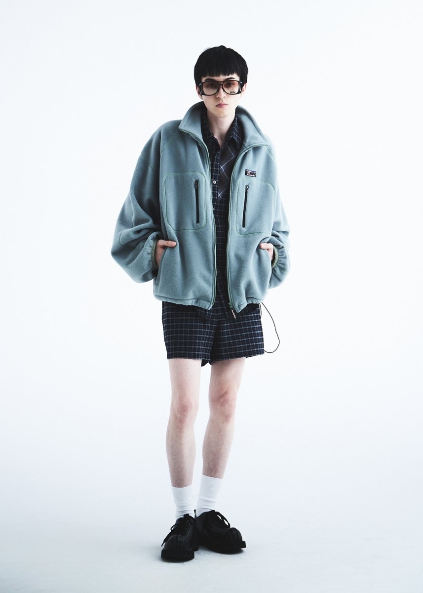 画像8: DAIRIKU/"Big Sleeve" Zip UP Fleece Jacket（Mint Green）［ジップアップフリースJKT-26秋冬］ (8)