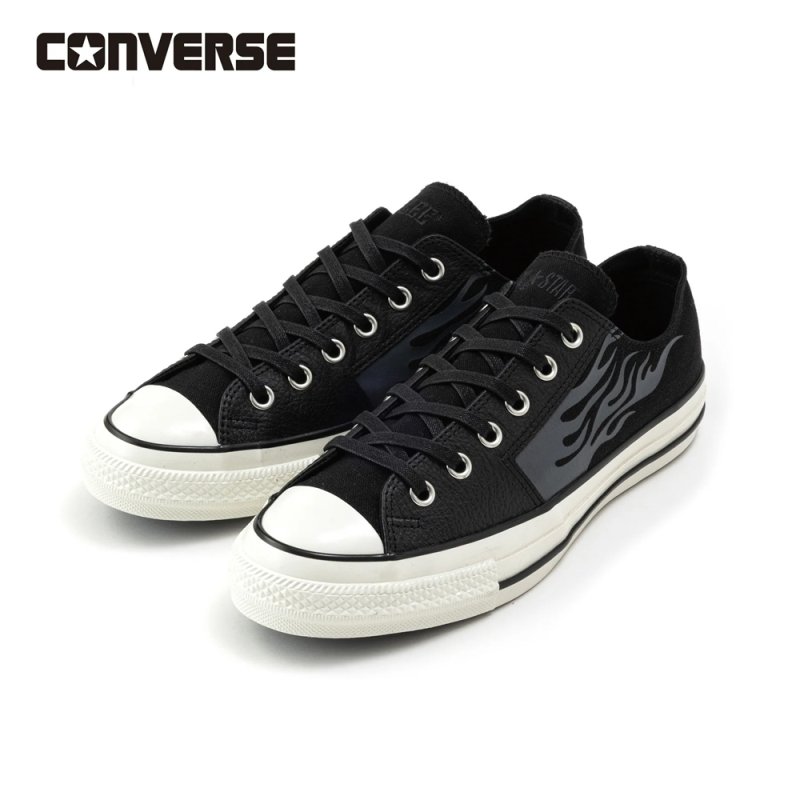 画像1: CALEE/× CONVERSE ALL STAR AGED OX / CL（BLACK）［オールスターエイジド OX / CL-26秋冬］