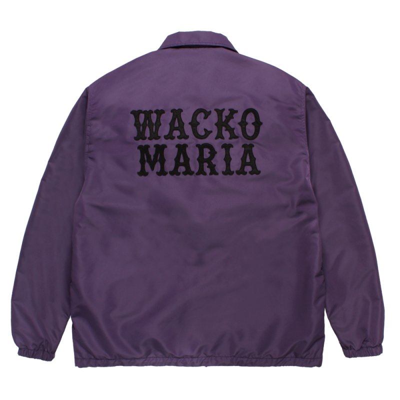 画像2: WACKO MARIA/COACH JACKET（PURPLE）［コーチJKT-26秋冬］